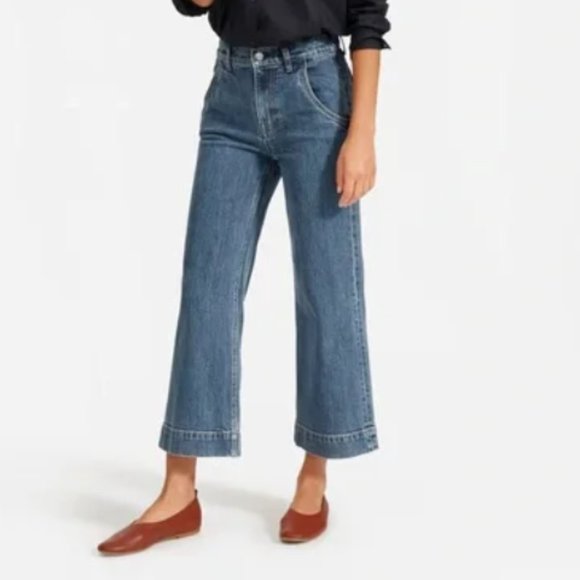 Everlane The Wide-Leg Jean Ankle SZ 27 - Picture 1 of 3